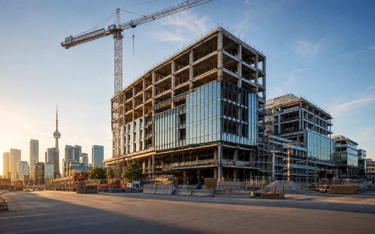 Downtown Commercial Plaza — Commercial Construction