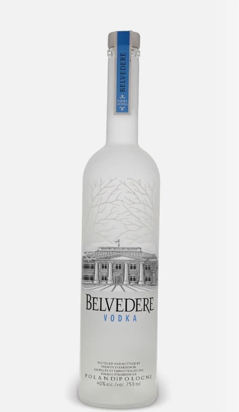 Belvedere Polish Vodka bottle