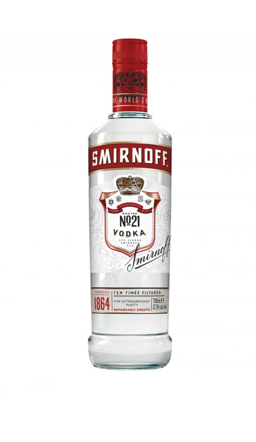 Smirnoff No. 21 Vodka bottle