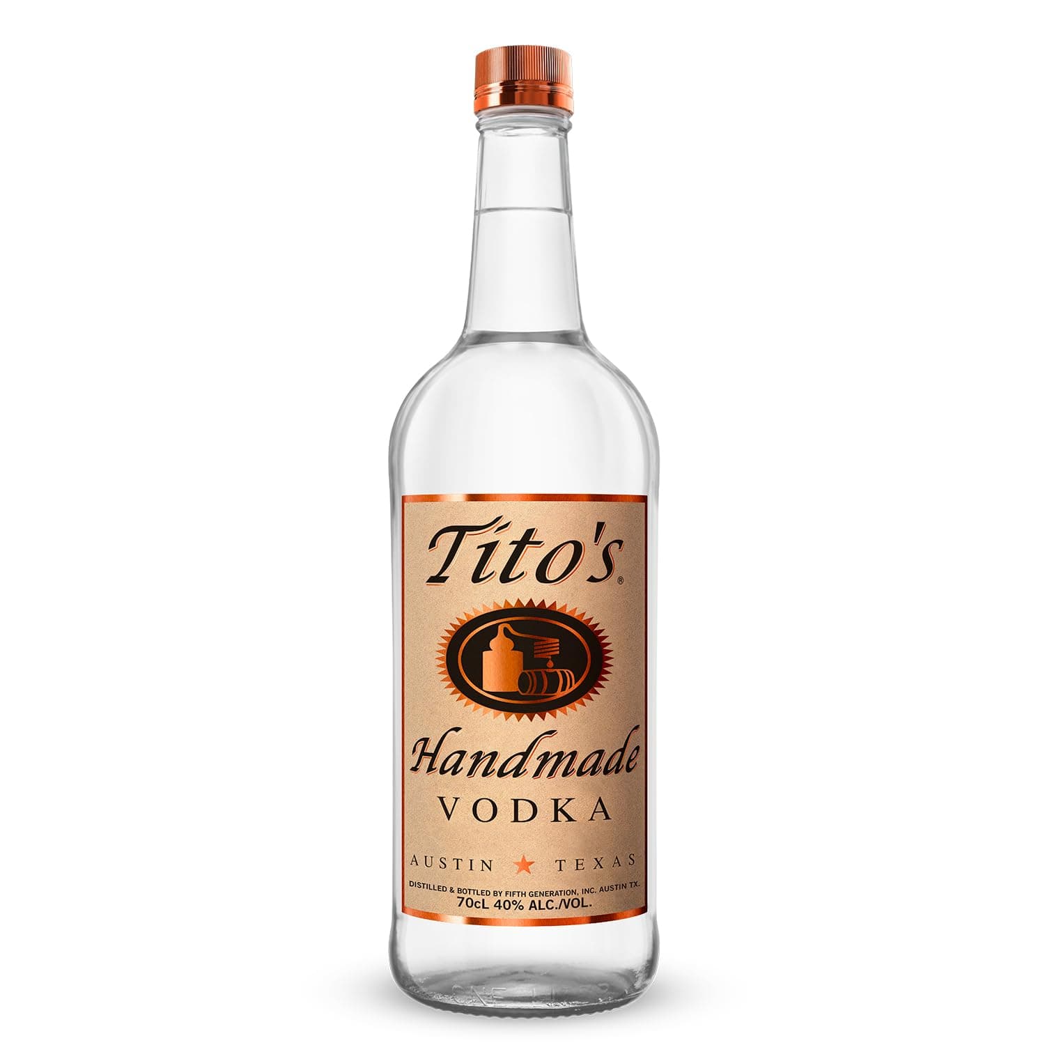 Tito's Handmade Vodka bottle
